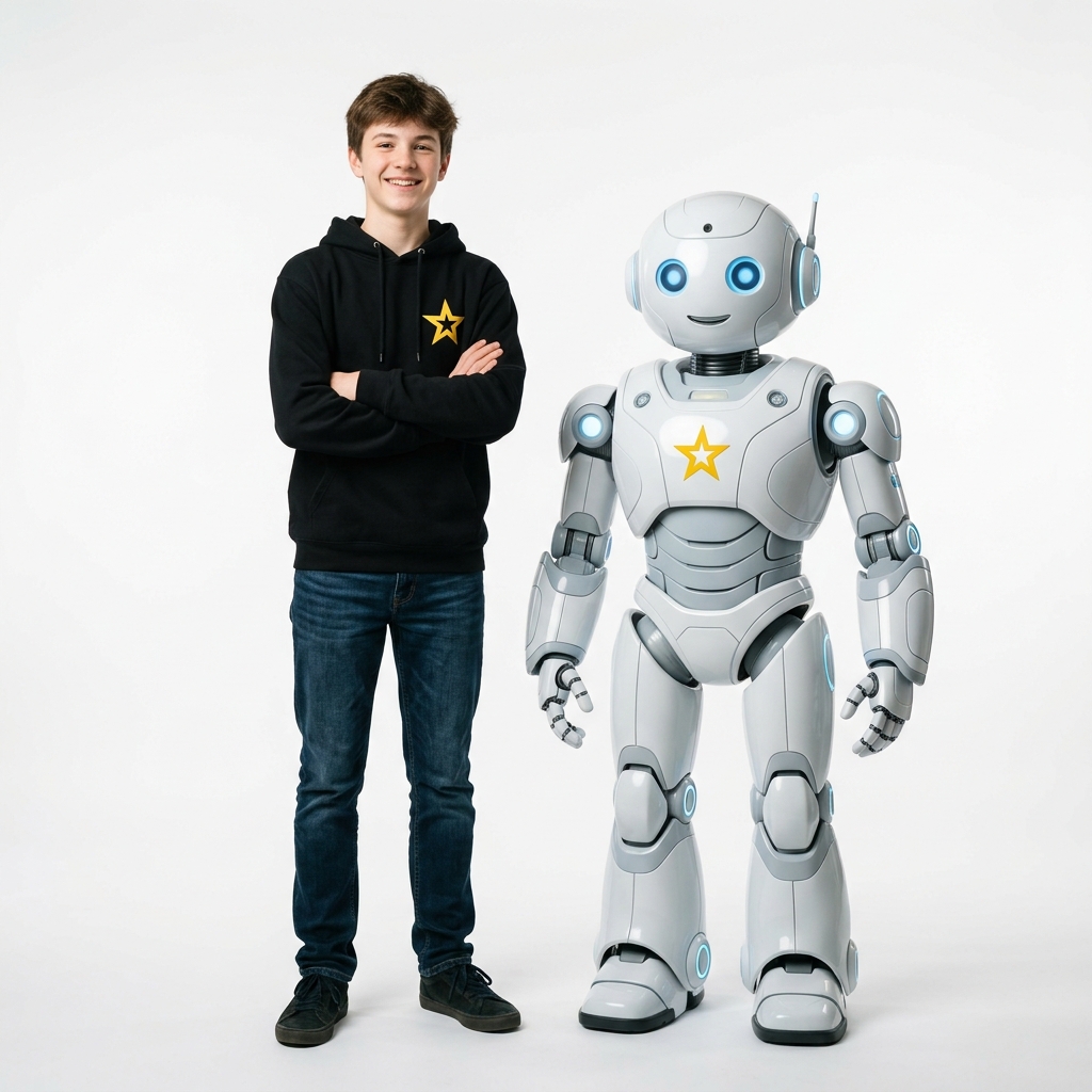 Robot and Student